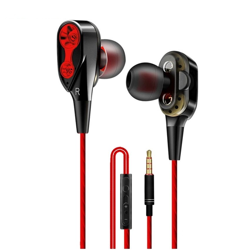 Wired earphone High bass dual drive stereo In-Ear Earphones With Microphone Computer earbuds For Cell phone(Retail), White
Wired earphone High bass dual drive stereo In-Ear Earphones With Microphone Computer earbuds For Cell phone(Retail), White