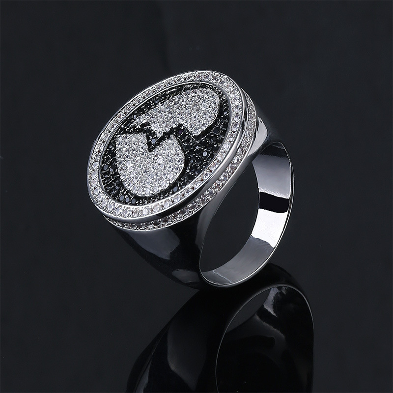 Heart-breaking Ring Hip-hop Men's Ring Broken Heart Patterns Cubic Zirconia Ice Out Bling Black Silver Ring, Golden;silver
Heart-breaking Ring Hip-hop Men's Ring Broken Heart Patterns Cubic Zirconia Ice Out Bling Black Silver Ring, Golden;silver