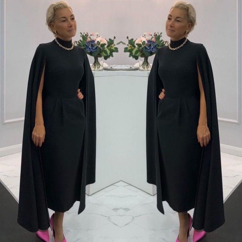 Modern Tea Length Sheath Cocktail Dresses 2020 Fashion Long Sleeve Black Satin Special Occasion Dresses Custom Made, Sage
Modern Tea Length Sheath Cocktail Dresses 2020 Fashion Long Sleeve Black Satin Special Occasion Dresses Custom Made, Sage