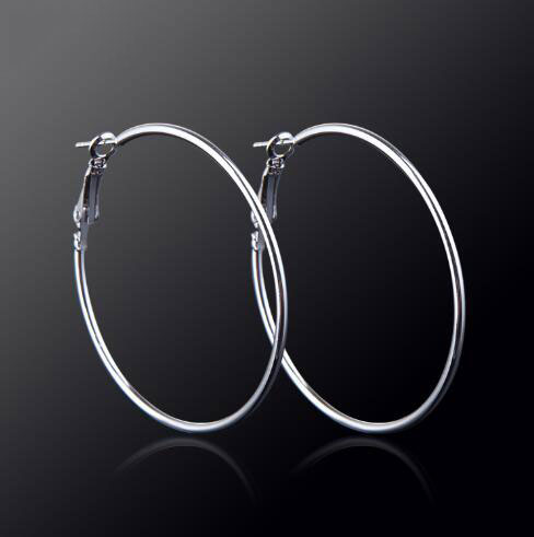 High Quality 925 Sterling Silver Hoop Earrings Large Diameter 2-7Cm Fashion Party Jewelry Pretty Cute Christmas Gift Free Shipping, Golden;silver
High Quality 925 Sterling Silver Hoop Earrings Large Diameter 2-7Cm Fashion Party Jewelry Pretty Cute Christmas Gift Free Shipping, Golden;silver
