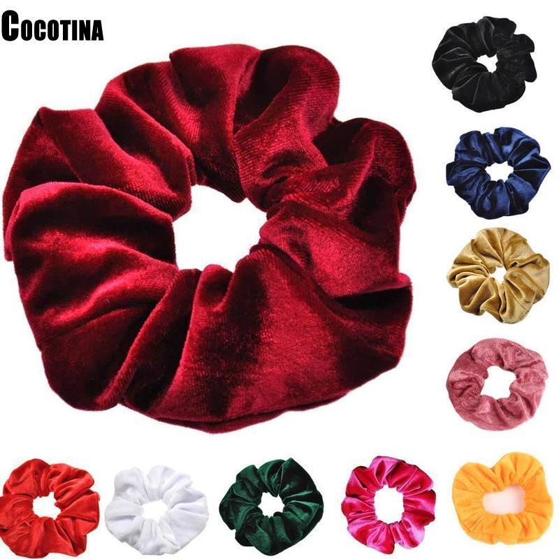 New Women Elegant Velvet Solid Elastic Hair Bands Ponytail Holder Scrunchies Tie Hair Rubber Band Headband Lady Hair Accories, Wine red
New Women Elegant Velvet Solid Elastic Hair Bands Ponytail Holder Scrunchies Tie Hair Rubber Band Headband Lady Hair Accories, Wine red