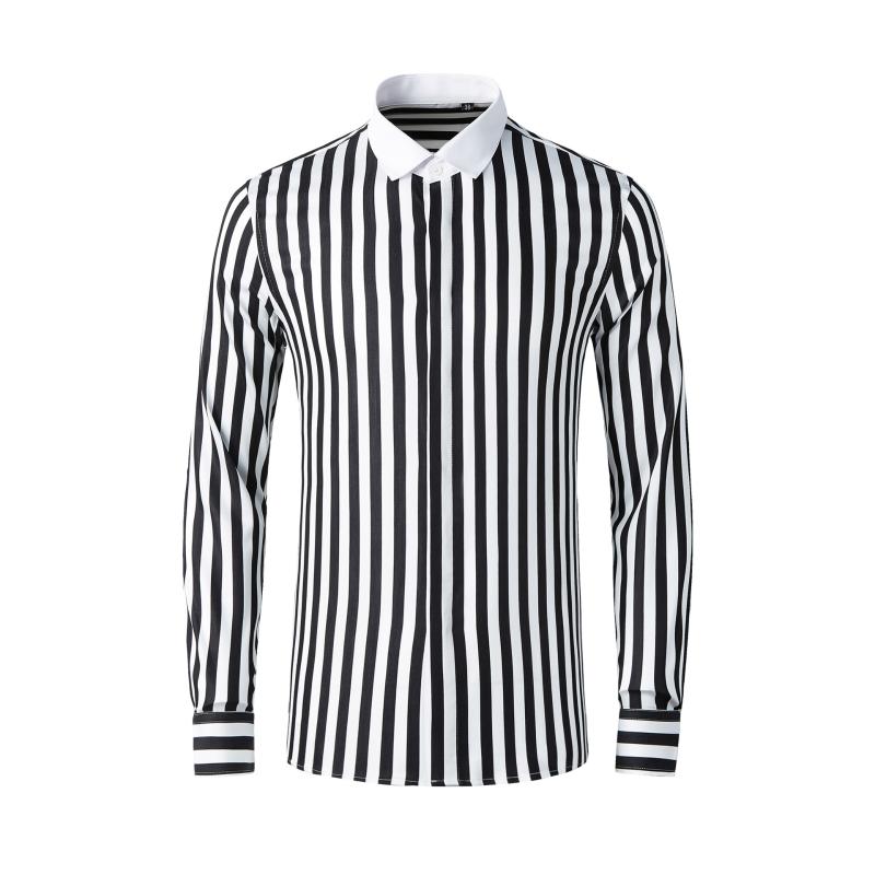 new arrival fashion casual shirts long sleeve high quality spring autumn men's dress shirts striped embroidery plus size - 3XL, Black and white
new arrival fashion casual shirts long sleeve high quality spring autumn men's dress shirts striped embroidery plus size - 3XL, Black and white