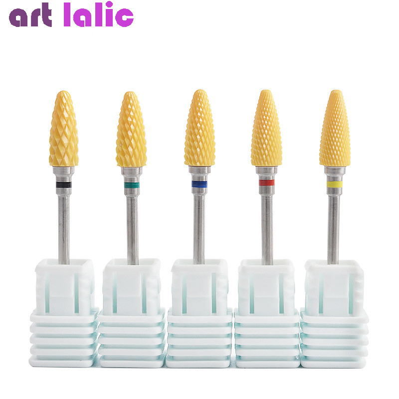 1Pc Ceramic Nail Drill Bit Yellow Grinding Head Electric Nail Milling Cutter for Manicure Pedicure Art Accessoires Tools
1Pc Ceramic Nail Drill Bit Yellow Grinding Head Electric Nail Milling Cutter for Manicure Pedicure Art Accessoires Tools