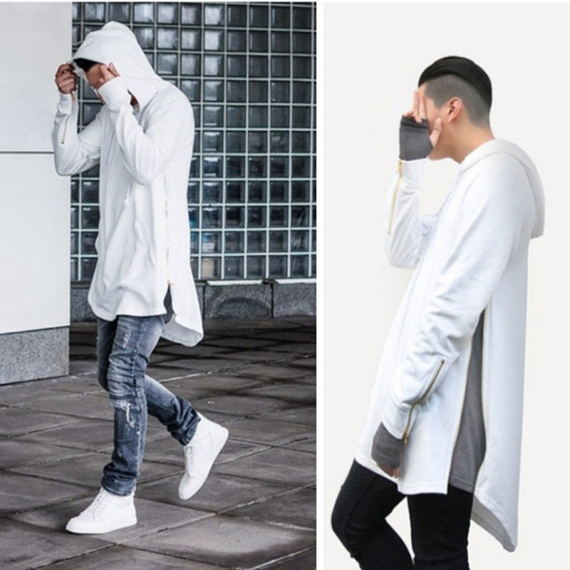 Men Hooded Sweatshirts Fashion Europe America High Street Lrregular Hem Hoodies Jacket Long Sleeve Cloak Male Hooded Pullover, Black
Men Hooded Sweatshirts Fashion Europe America High Street Lrregular Hem Hoodies Jacket Long Sleeve Cloak Male Hooded Pullover, Black
