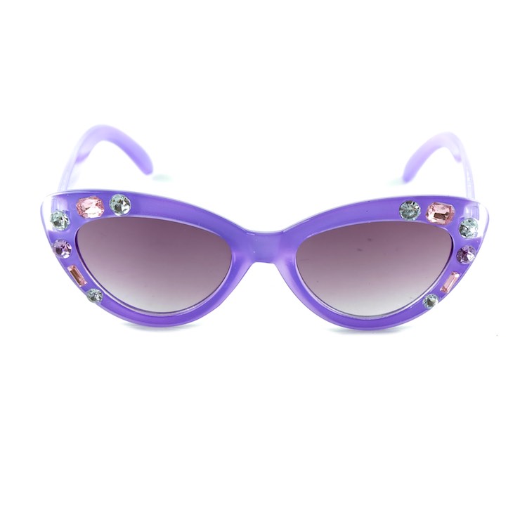 Fashion Cateye Sunglasses For Kids With Rhinestones Pretty Girls Baby Sun Glasses 7 Colors Wholesale Z260305