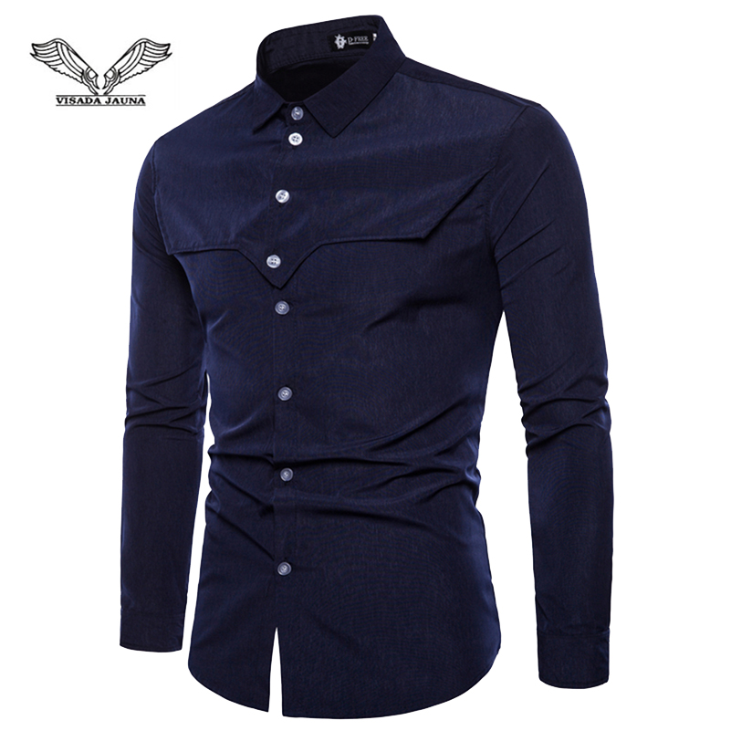 VISADA JAUNA 2019 Youth Men's Court Style Slim Fashion Cut Long Sleeve Shirt Large Size Size M-2XL TLH68, Red
VISADA JAUNA 2019 Youth Men's Court Style Slim Fashion Cut Long Sleeve Shirt Large Size Size M-2XL TLH68, Red