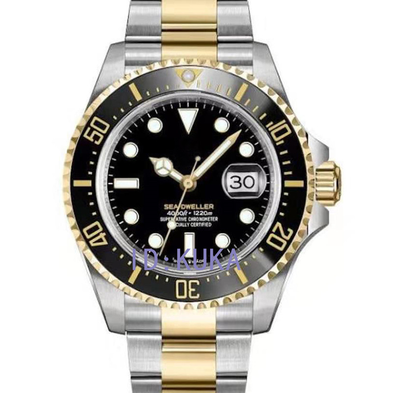 Fashios Watch Ceramic Bezel 43mm RED 18ct Gold SEA-DWELLER OysterSteel 126603 Glide Lock Clasp master Automatic Mechanical Men Watches, Shipping money (not watch)
Fashios Watch Ceramic Bezel 43mm RED 18ct Gold SEA-DWELLER OysterSteel 126603 Glide Lock Clasp master Automatic Mechanical Men Watches, Shipping money (not watch)