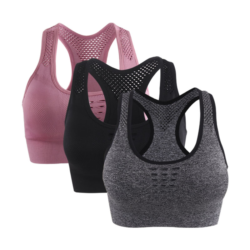 Sports Bra for Women High Impact Padded Fitness Underwear Vest Seamless Shockproof Yoga Tanks Top Athletic Running Racer Black
Sports Bra for Women High Impact Padded Fitness Underwear Vest Seamless Shockproof Yoga Tanks Top Athletic Running Racer Black