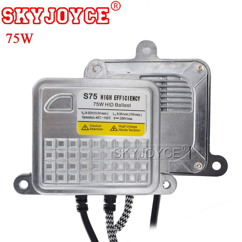 SKYJOYCE 75W High Power xenon ballast 24V Universal Fast Bright Car Headlight HID Xenon Ballast For H1 H11 H7 75W HID Kit
SKYJOYCE 75W High Power xenon ballast 24V Universal Fast Bright Car Headlight HID Xenon Ballast For H1 H11 H7 75W HID Kit
