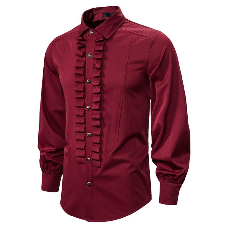 England Style Business Men Shirt Black Tops Vintage Elegant Office Party Pleated Design Spring Shirts 2020 New Men's Clothes
England Style Business Men Shirt Black Tops Vintage Elegant Office Party Pleated Design Spring Shirts 2020 New Men's Clothes