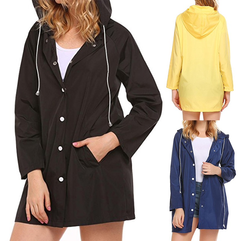 Rain Jacket Womens Hiking Climbing Jacket Hooded Waterproof…