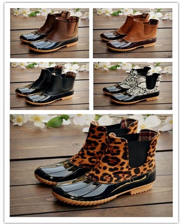Hot Sale- Woman slip duck boots Unisex Women Shoes Ankle Pvc Adults Non-slip Waterproof Breathable Casual Rainy Days Necessary, Shake