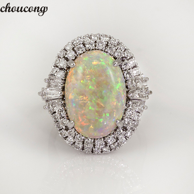 choucong Vintage Big Opal Ring 925 silver 5A Zircon cz Party Wedding Band Rings For Women men Fashion Jewelry
choucong Vintage Big Opal Ring 925 silver 5A Zircon cz Party Wedding Band Rings For Women men Fashion Jewelry