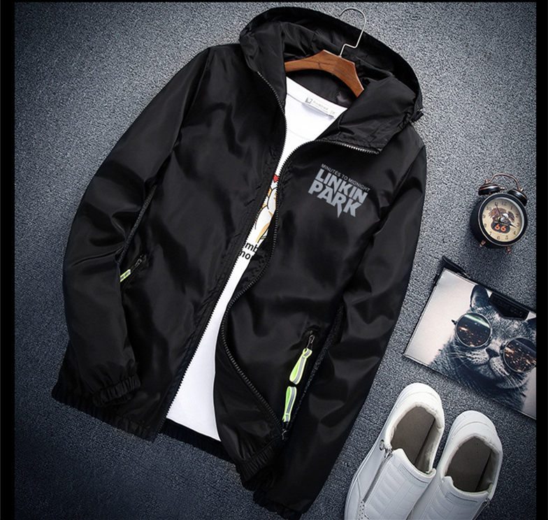 Cap as Gift S to 7XL plus size Linkin park jacket light-reflective men women windbreaker hip hop Rapper hooded jacket coat, White
Cap as Gift S to 7XL plus size Linkin park jacket light-reflective men women windbreaker hip hop Rapper hooded jacket coat, White