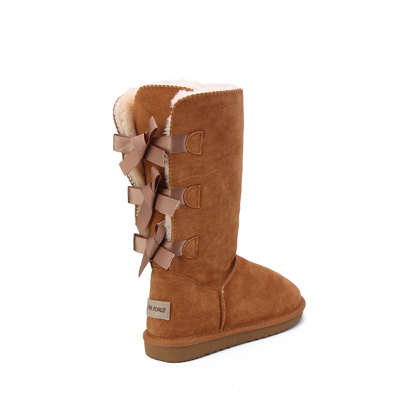 Christmas NEW classic tall winter boots real leather Bailey Bowknot women's bailey bow snow boots shoes boot -10, Light tan
Christmas NEW classic tall winter boots real leather Bailey Bowknot women's bailey bow snow boots shoes boot -10, Light tan