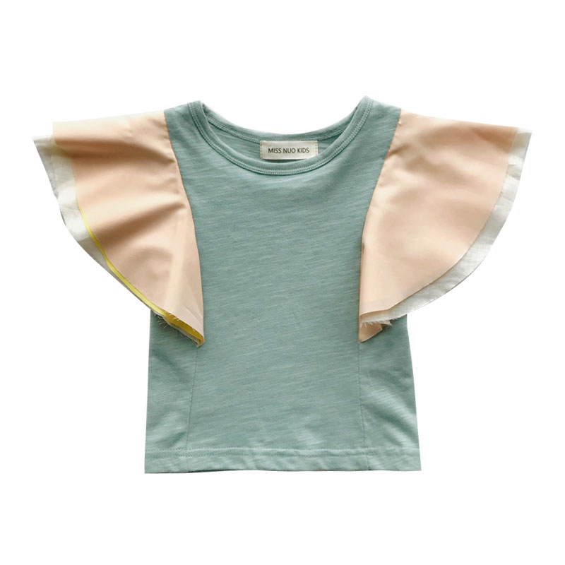 MISS·NUOKIDS Girls Clothes Sleeve T-shirt Tops Purity Solid Color Cotton T-shirt Rainbow Sleeve Base Bottoming Shirt, Blue
MISS·NUOKIDS Girls Clothes Sleeve T-shirt Tops Purity Solid Color Cotton T-shirt Rainbow Sleeve Base Bottoming Shirt, Blue