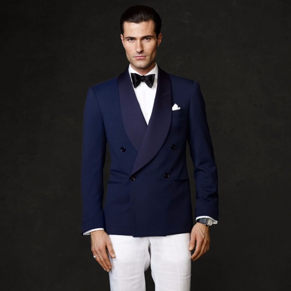 Navy Blue Wedding Tuxedos Slim Fit Suits For Men Groomsmen Suit Two Pieces Cheap Prom Formal Suits (Jacket+Pants+Tie) 107, Same as image
Navy Blue Wedding Tuxedos Slim Fit Suits For Men Groomsmen Suit Two Pieces Cheap Prom Formal Suits (Jacket+Pants+Tie) 107, Same as image