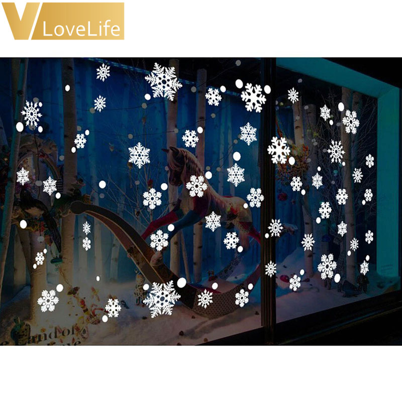 48pcs/set Christmas Window Snowflake Stickers Office Christmas Party Supplies Winter Wall Stickers New Year Xmas Decorations
48pcs/set Christmas Window Snowflake Stickers Office Christmas Party Supplies Winter Wall Stickers New Year Xmas Decorations