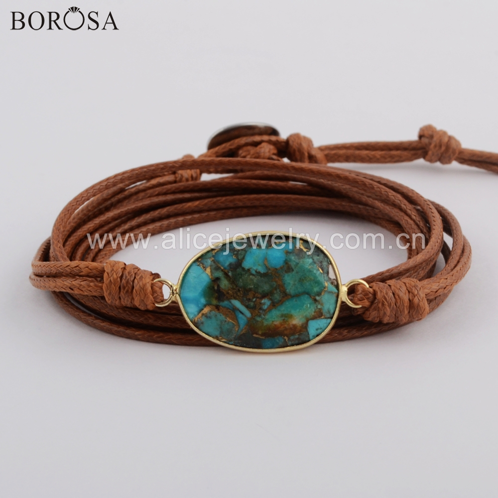 Rope Wrap Bracelet Natural Copper Turquoises Boho Long Friendship Bracelet Unique Handmade Bracelets Gold Dropshipping
Rope Wrap Bracelet Natural Copper Turquoises Boho Long Friendship Bracelet Unique Handmade Bracelets Gold Dropshipping