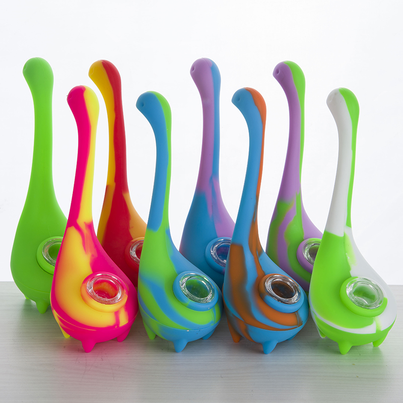 DHL Water Monster silicon water pipe with galss bowl flexible smoking pipe good grade silicon free shipping--SRS481 
DHL Water Monster silicon water pipe with galss bowl flexible smoking pipe good grade silicon free shipping--SRS481