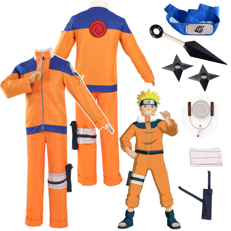 2019 Cosplay Japanese Anime Naruto Uzumaki Shippuden Hokage Halloween Party Show Costume Uniform Full Set Suit Outfit от DHgate WW