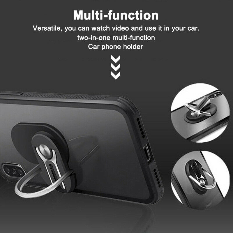 Multipurpose Mobile Phones Holder 360 Degree Car Airs Vent Grip Mount Stand Rotation Magnetic Finger Ring Phone Holders Air Vent Bracket