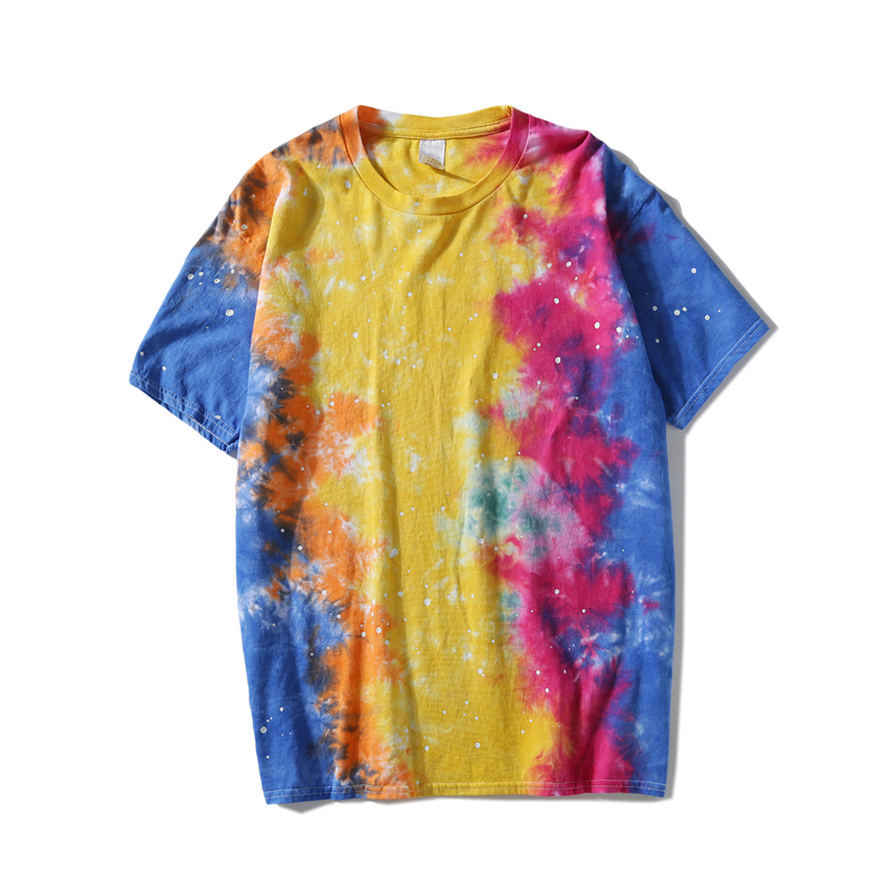Januarysnow Foil Paint Splatter Tie Dyeing T-shirt Men Round Neck Street Men's Tshirts Casual Tee Shirts Man Top, Blue
Januarysnow Foil Paint Splatter Tie Dyeing T-shirt Men Round Neck Street Men's Tshirts Casual Tee Shirts Man Top, Blue