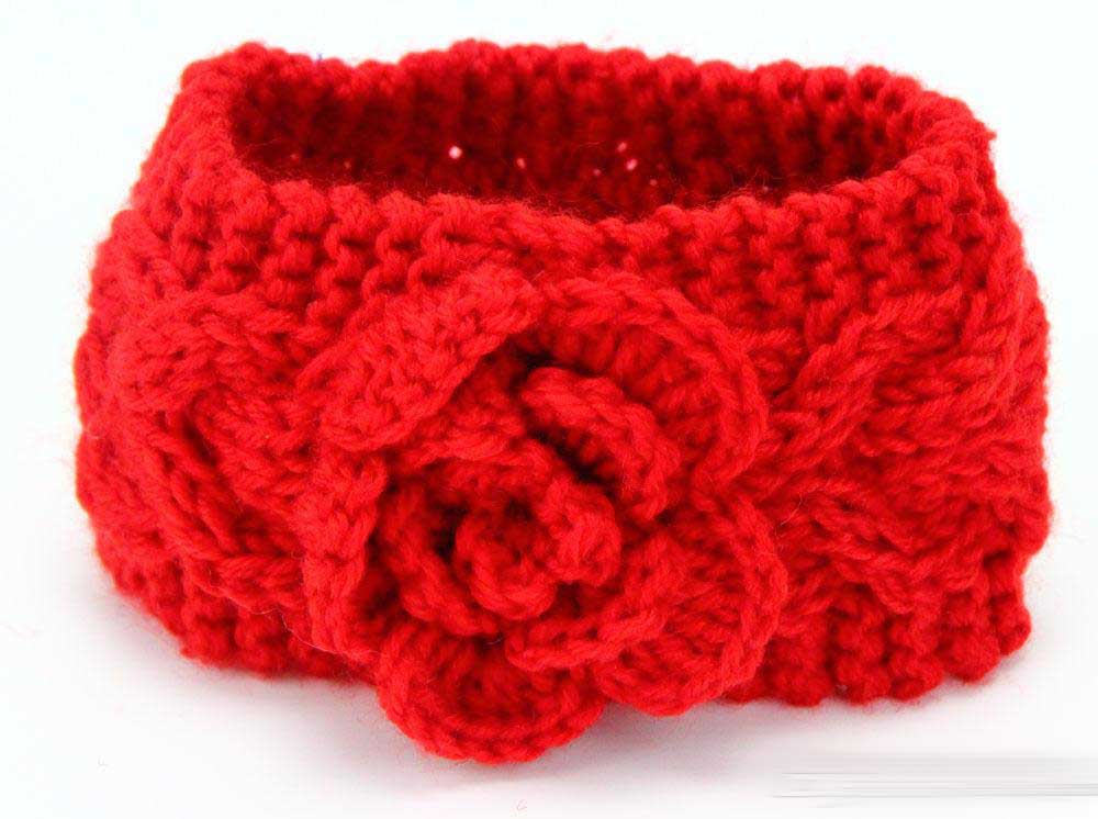 Kids Headbands Girls hairband Baby headwrap Winter Crochet Flower Headband Children Braided hair band head wrap band Christmas Gift