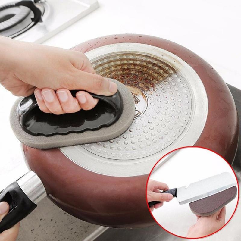 Emery Sponge Brush Eraser Scrub Handle Grip Sink Pot Bowl Kitchen Cleaning Rubbing Tools Washing
Emery Sponge Brush Eraser Scrub Handle Grip Sink Pot Bowl Kitchen Cleaning Rubbing Tools Washing
