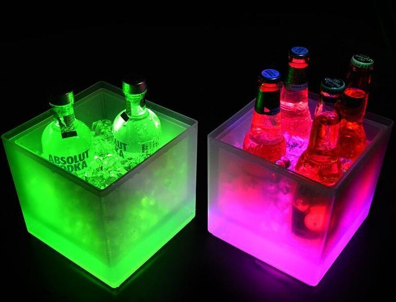 3500ml Rectangle LED Light Ice Buckets Luminous Double Layer Square Bucket Plastic Non Toxic Waterproof Kitchen Bar Tools Durable
3500ml Rectangle LED Light Ice Buckets Luminous Double Layer Square Bucket Plastic Non Toxic Waterproof Kitchen Bar Tools Durable