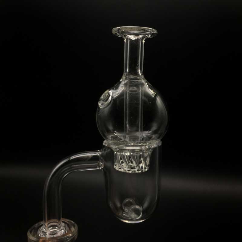 Beveled Edge Quartz Banger With Flat Bottom/Round Bottom And Spinning Bubble Cap 10mm 14mm 18mm Quartz Bangers Nails For Dab Rigs
Beveled Edge Quartz Banger With Flat Bottom/Round Bottom And Spinning Bubble Cap 10mm 14mm 18mm Quartz Bangers Nails For Dab Rigs
