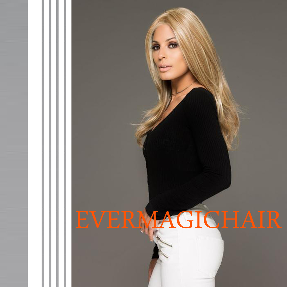 Lace Front Human Hair Wigs Brazilian Lace Front Human Hair Wigs Ombre color 14/60# wigs highlight Remy Straight Lace Front Wig