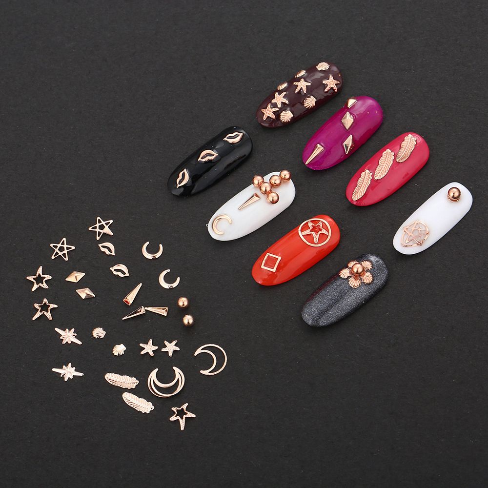 LEKGAVD Rose Gold Rivet 3D Nail Art Decorations Starfish Moon Mixed Accessories in Wheel for DIY Nail Art Rhinestones Studs
LEKGAVD Rose Gold Rivet 3D Nail Art Decorations Starfish Moon Mixed Accessories in Wheel for DIY Nail Art Rhinestones Studs