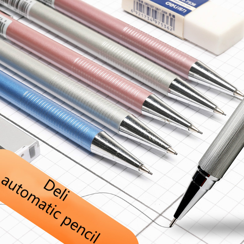 Deli Mechanical Pencil Cute Metal 0.5mm 0.7mm Pupils Brake Pencils Korean Candy Color Automatic Pencil Writing Supplies
Deli Mechanical Pencil Cute Metal 0.5mm 0.7mm Pupils Brake Pencils Korean Candy Color Automatic Pencil Writing Supplies
