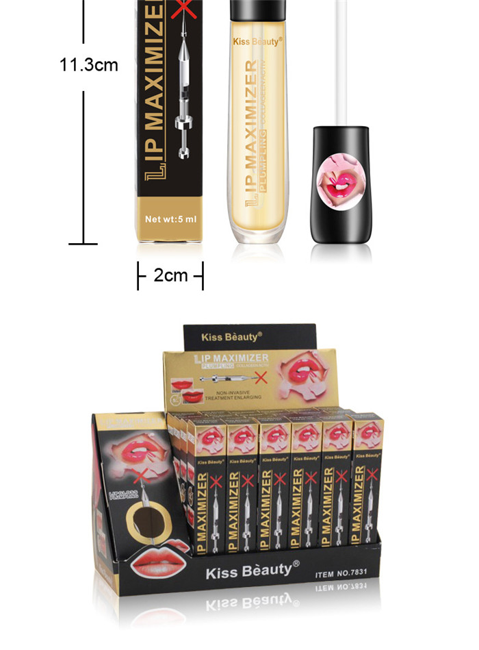 Maximizer Lipgloss Moisturizing Enhancement Gloss Tint Increase Elasticity Repairing Brighten Oil Lip Care 6pcs