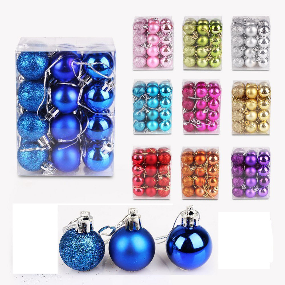 24pcs/lot 30mm Christmas Tree Decor Ball Bauble Hanging Xmas Party Ornament decorations Home Christmas decorations Dropshiping
24pcs/lot 30mm Christmas Tree Decor Ball Bauble Hanging Xmas Party Ornament decorations Home Christmas decorations Dropshiping