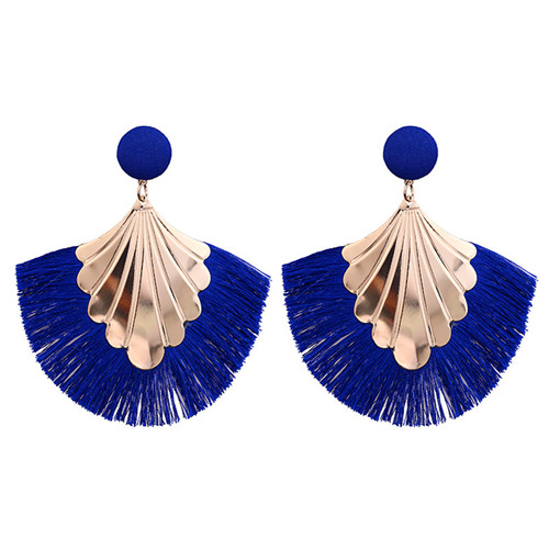 Fashion Tassel Earrings Vintage Retro Tassel Bohemia National Style Jewelry Female Style Drop Earrings for Women, Idea Gift for Sister, Wife