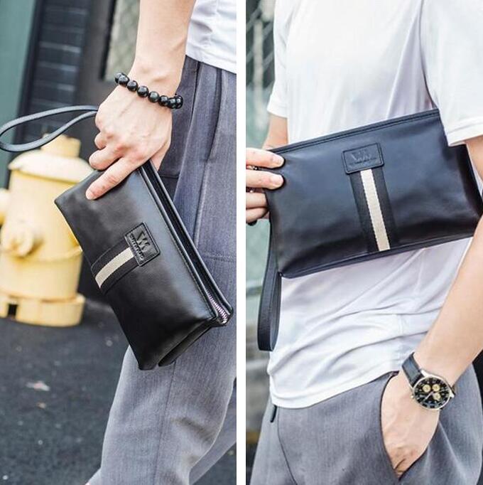 Factory own brand men bag multi-functional leather men storage wallet casual leather goods clutch bag fashion striped leather mens wallet, Black
Factory own brand men bag multi-functional leather men storage wallet casual leather goods clutch bag fashion striped leather mens wallet, Black