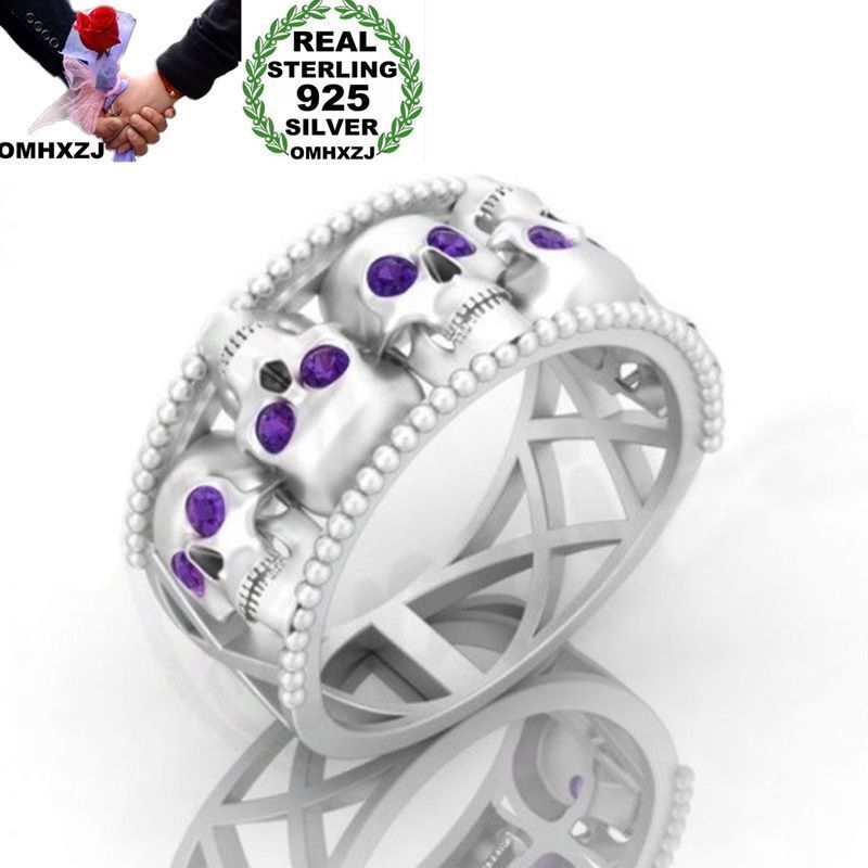 OMHXZJ Wholesale European Fashion Woman Man Party Wedding Gift Skull 925 Sterling Silver 18KT Black Gold Ring RR406
OMHXZJ Wholesale European Fashion Woman Man Party Wedding Gift Skull 925 Sterling Silver 18KT Black Gold Ring RR406