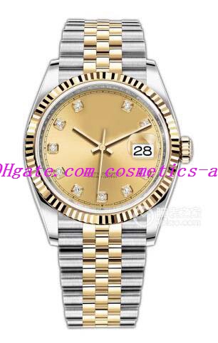 Luxury Watch 3 Style 2020 New 36mm 126233 Two-tone Champagne Diamond Fluted Bezel Automatic Fashion Men's Watch Wristwatch
Luxury Watch 3 Style 2020 New 36mm 126233 Two-tone Champagne Diamond Fluted Bezel Automatic Fashion Men's Watch Wristwatch