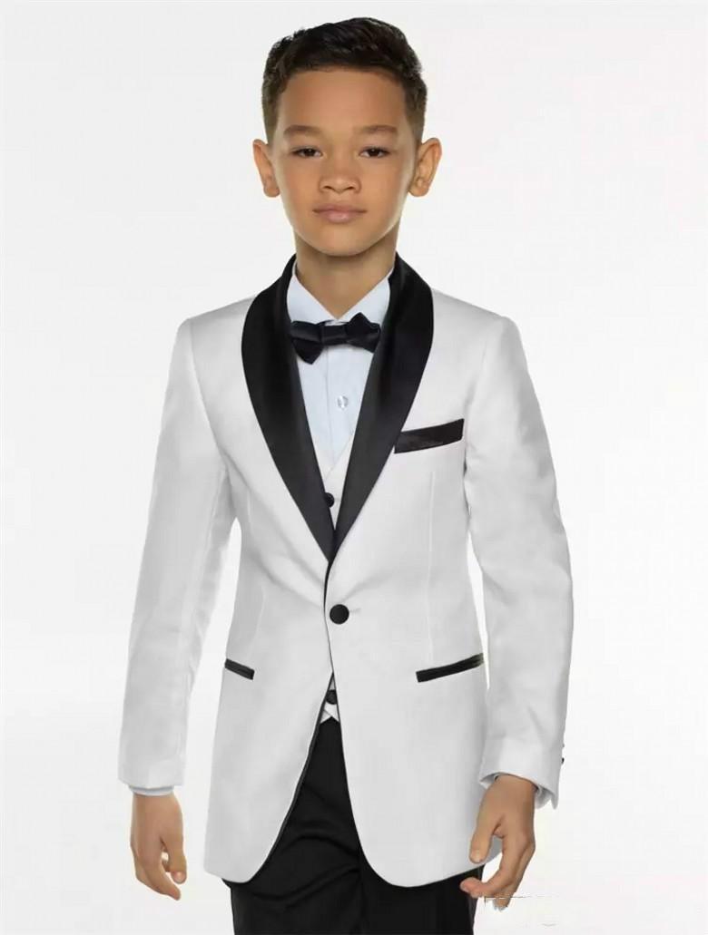 2020 New Print Boys Formal Party Dinner Shawl Lapel Suit Tuxedo For Kids Wedding Suits Jacket+Pants Two Pieces Custom Made 0510