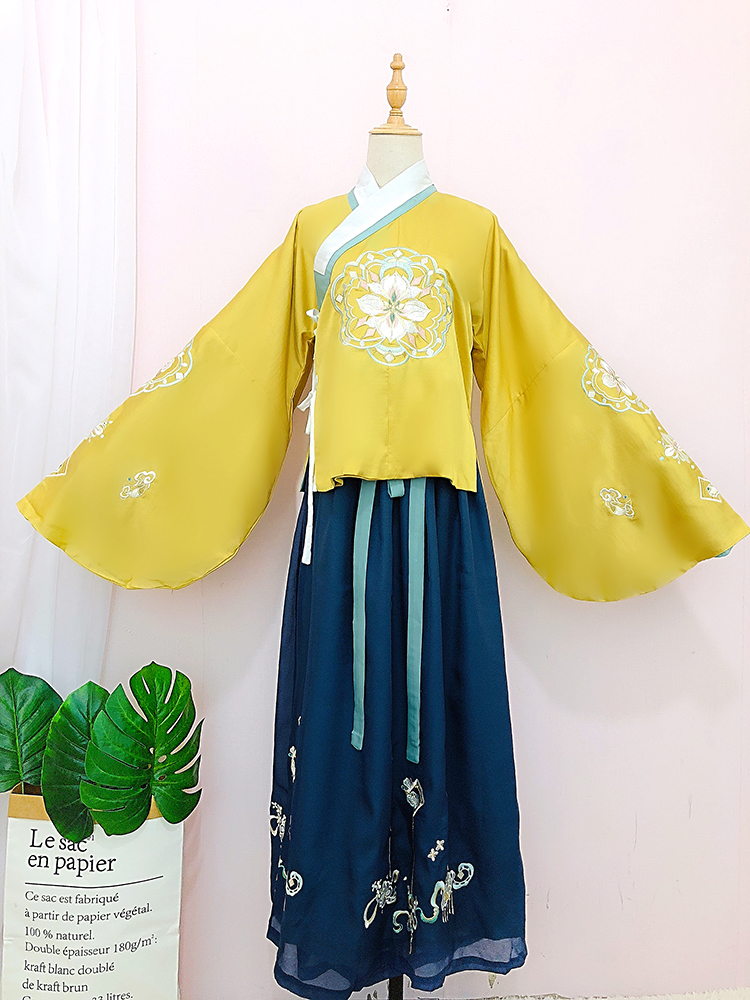 Women Hanfu Chinese Dress China Ancient Folk Dress Princess Costume Traditional Hanfu Female Tang Suit Costume SL1406, 2pcs
Women Hanfu Chinese Dress China Ancient Folk Dress Princess Costume Traditional Hanfu Female Tang Suit Costume SL1406, 2pcs