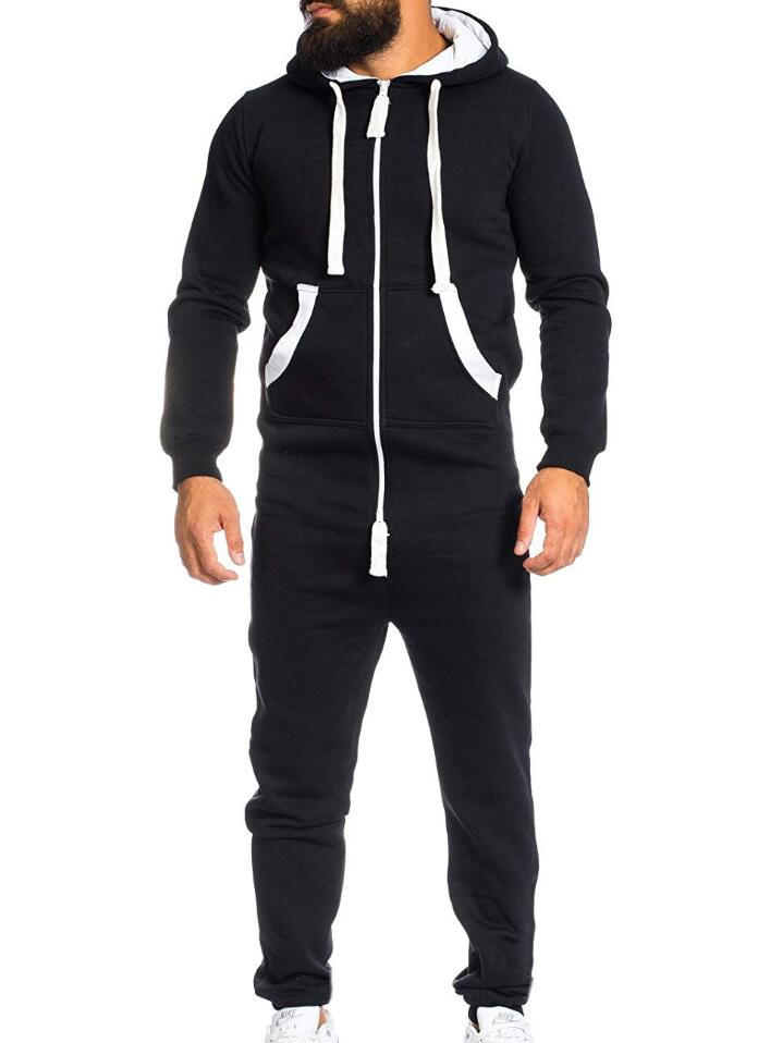 Men's sport suit Casual Tracksuit Jumpsuit Overalls Long Sleeve Sweatshirt Hoodies Casual Long Pants Romper For Male Overalls Clothing, Black
Men's sport suit Casual Tracksuit Jumpsuit Overalls Long Sleeve Sweatshirt Hoodies Casual Long Pants Romper For Male Overalls Clothing, Black