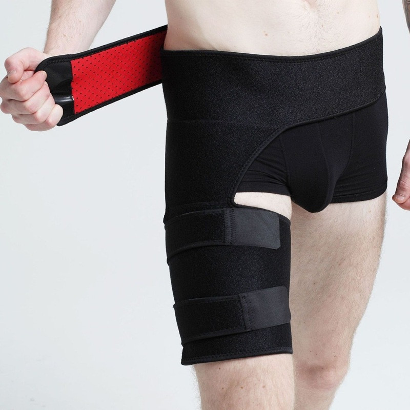 New Leg Warmmers Groin Support Wrap Hip Joint Support Waist Groin Sacrum Pain Relief Strain Arthritis Protector Hip Thigh Brace