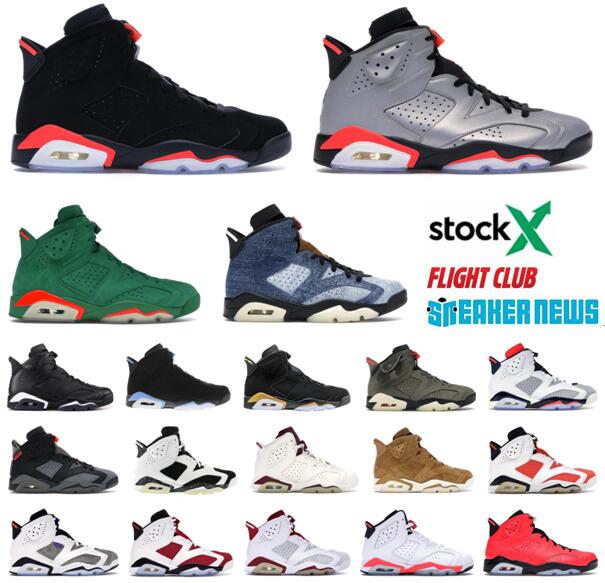 6 6s Mens Basketball Shoes Cactus Jack Black Infrared Bred CNY UNC 3M Reflective Men Basketball Sports Designer Sneakers With Box, Oreo
6 6s Mens Basketball Shoes Cactus Jack Black Infrared Bred CNY UNC 3M Reflective Men Basketball Sports Designer Sneakers With Box, Oreo