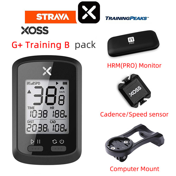 XOSS Bike Computer G + Wireless GPS Speedometer Waterproof Road Bike MTB Bike Bluetooth ANT + with Cadence Cycling Computer
XOSS Bike Computer G + Wireless GPS Speedometer Waterproof Road Bike MTB Bike Bluetooth ANT + with Cadence Cycling Computer