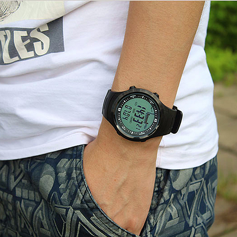 Relogio Masculino SPOVAN Digital Sport Watch Mens Waterproof Barometer Altimeter Thermometer Stopwatch Wristwatch Clock Men Saat