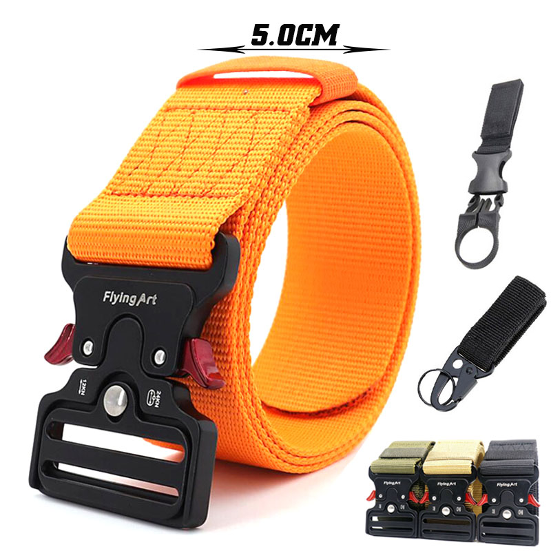 Heavy Duty Tactical Belt High Quality Nylon Men's Training Belt Metal Multifunctional Buckle Outdoor Sports Hook New, Only 2hooks
Heavy Duty Tactical Belt High Quality Nylon Men's Training Belt Metal Multifunctional Buckle Outdoor Sports Hook New, Only 2hooks