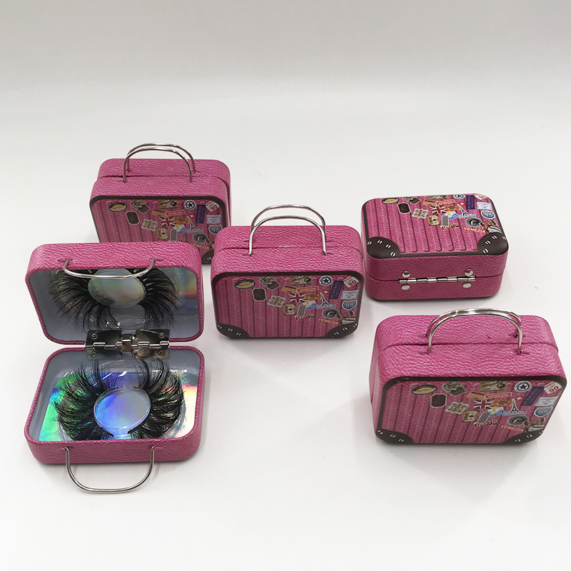 Suitcase Pink Eyelash Packaging for Natural Dramatic Lashes Empty Box Come With Clear Tray
Suitcase Pink Eyelash Packaging for Natural Dramatic Lashes Empty Box Come With Clear Tray