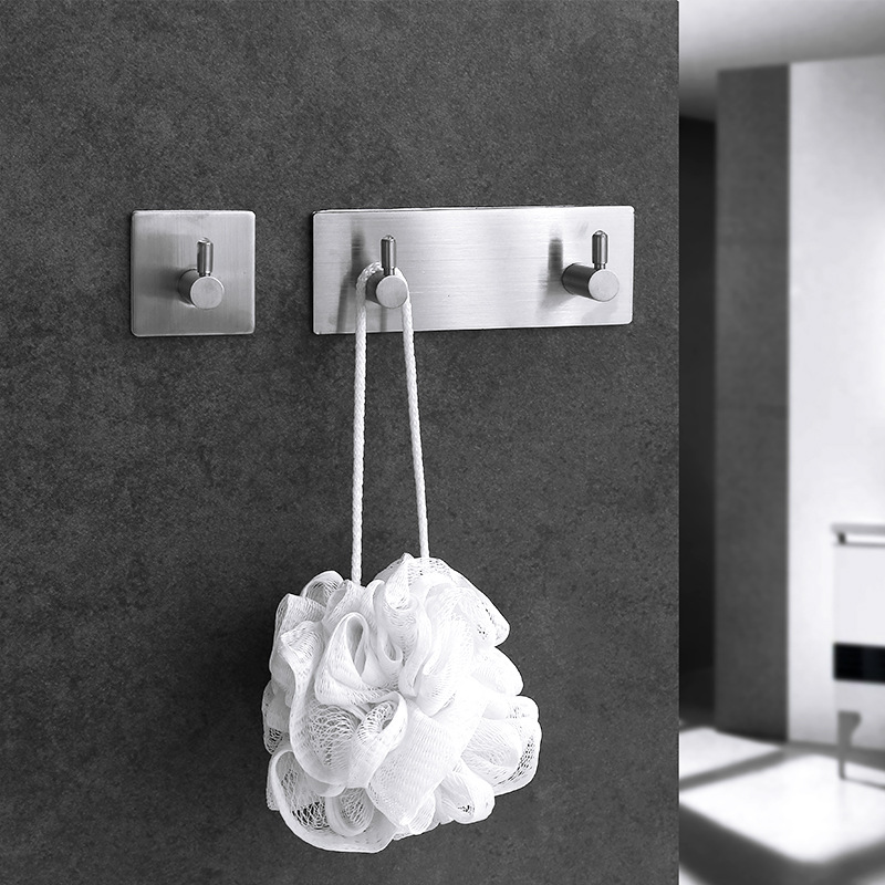 Adhesive Wall Door Back Hooks Stainless Steel Clothes Hanger Rustproof Bathroom Kitchen Towel Hook Sundries Key Hangers Holder
Adhesive Wall Door Back Hooks Stainless Steel Clothes Hanger Rustproof Bathroom Kitchen Towel Hook Sundries Key Hangers Holder